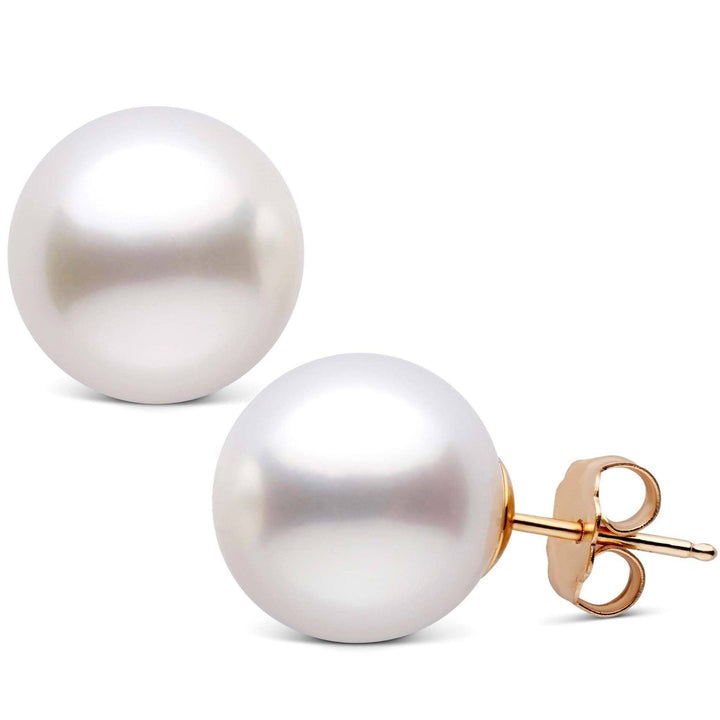 12.0-13.0 mm AAA White South Sea Pearl Stud Earrings