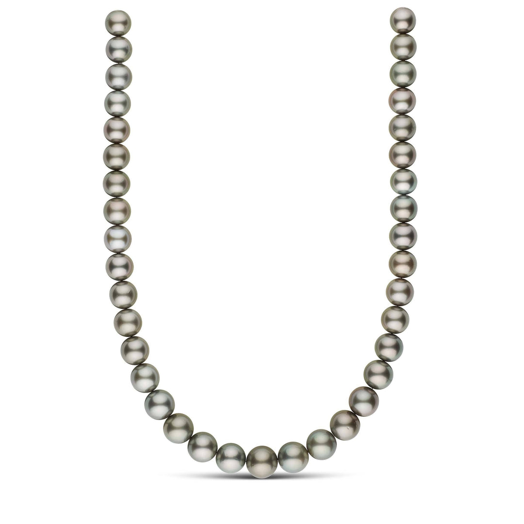 18-inch 11.0-13.3 mm AA+/AAA Round Tahitian Pearl Necklace