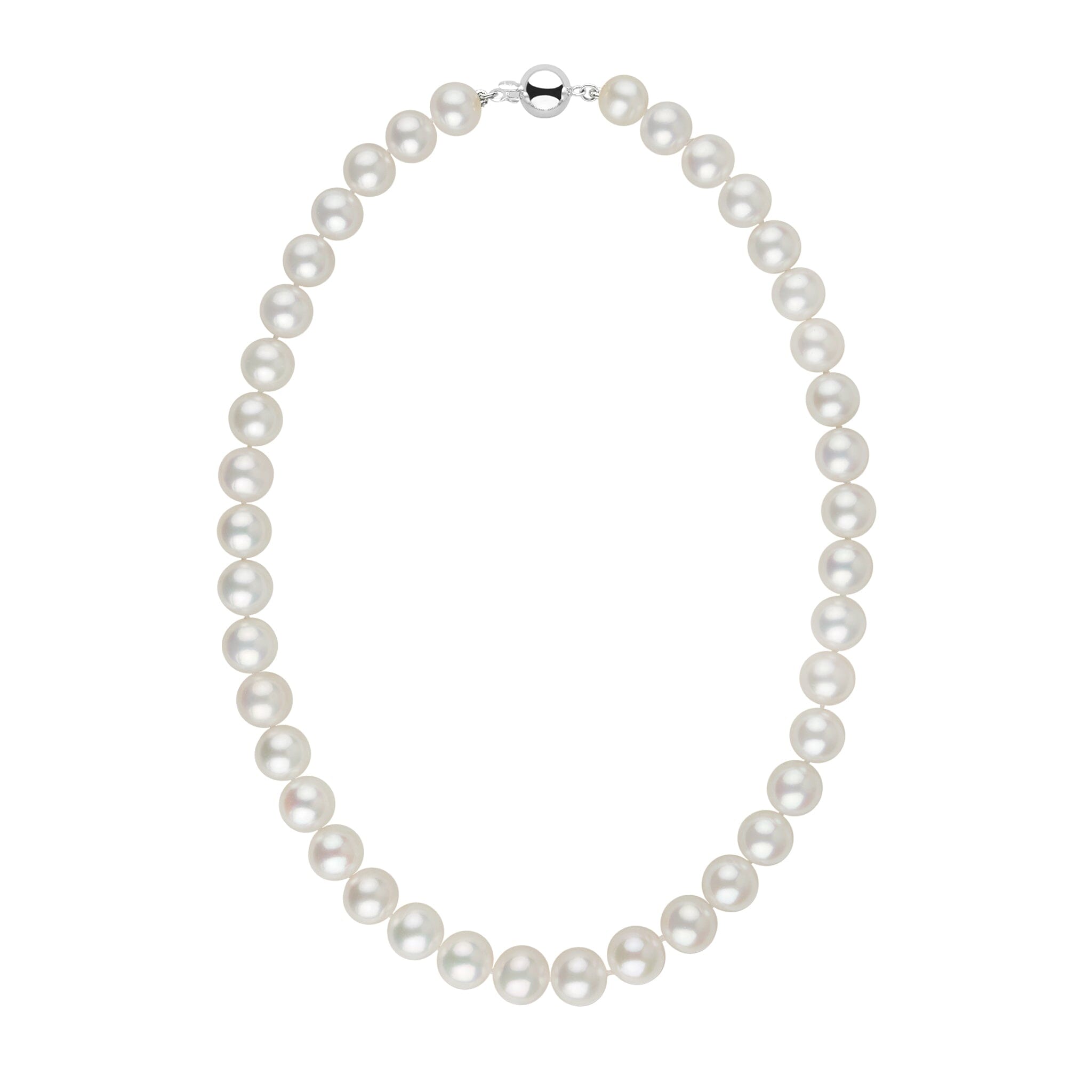 10.0-11.0 mm 18 Inch AAA White Freshwater Pearl Necklace – Pearl