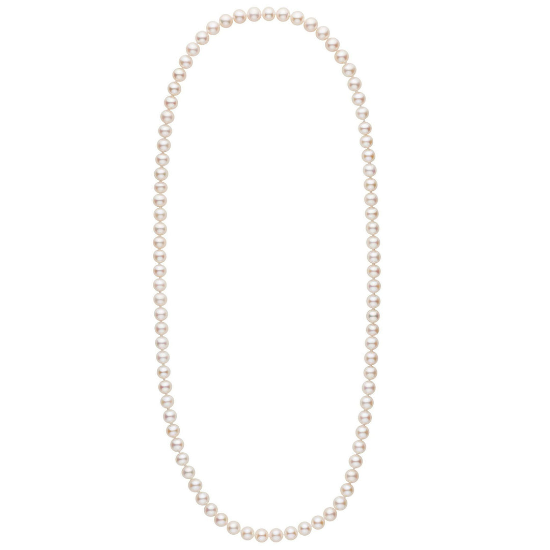 26-inch 7.5-8.0 mm AAA White Freshwater Pearl Necklace