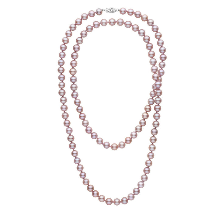 35-inch 7.5-8.0 mm AAA Lavender Freshwater Pearl Necklace