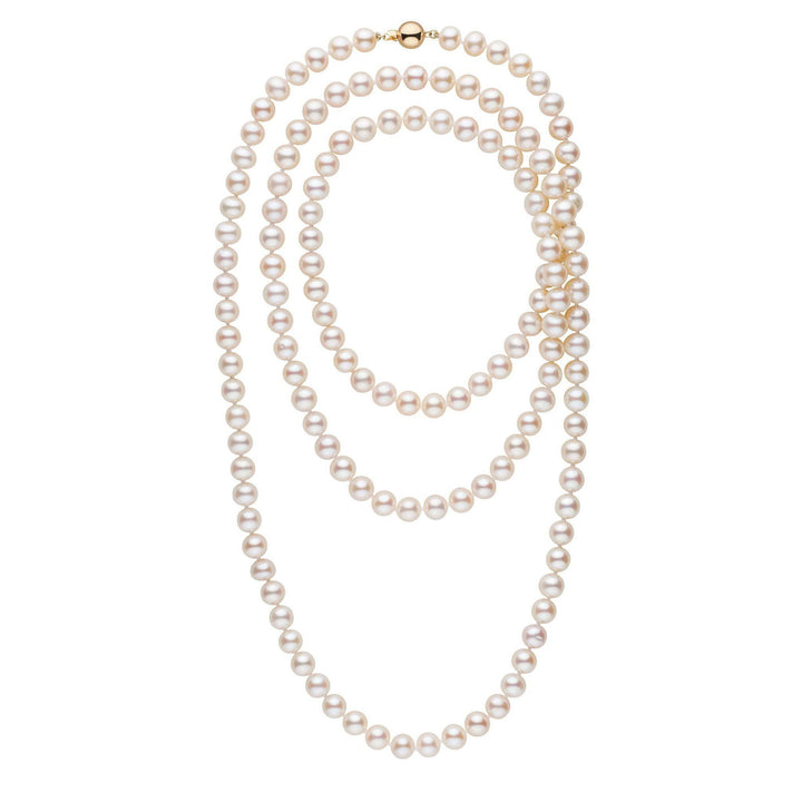 52-inch 8.5-9.5 mm AA+ White Freshwater Pearl Necklace