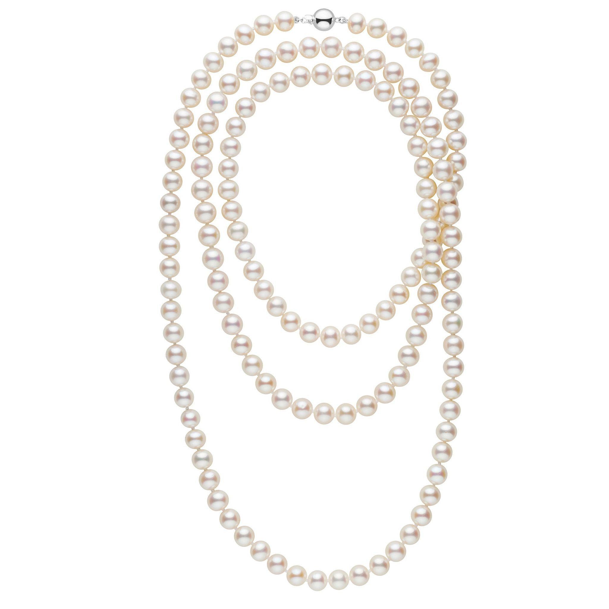 52-inch 8.5-9.5 mm AAA White Freshwater Pearl Necklace