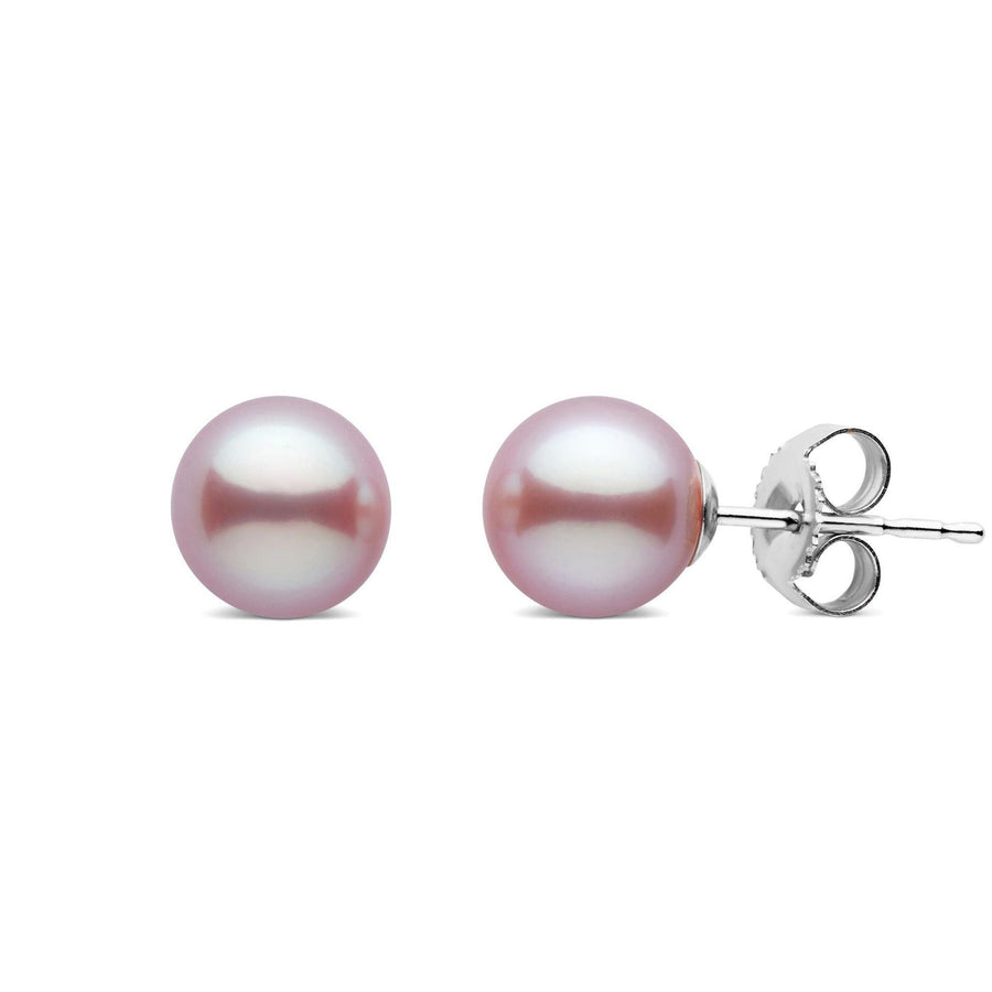 Macy's Cultured Freshwater Pearl Necklace (7-7 1/2mm) and Drop Earrings (7x9mm) Set in Sterling Silver - Multi