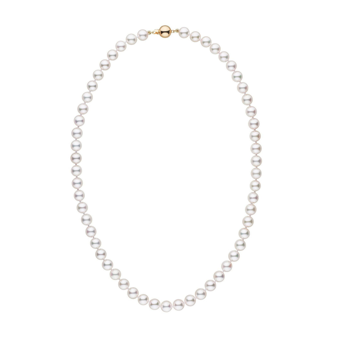 TRUE AAA Quality 6.5 x 7mm White Akoya Cultured Pearl Necklace TRUE AAA Quality 6.5 x 7mm White Akoya Cultured Pearl Necklace