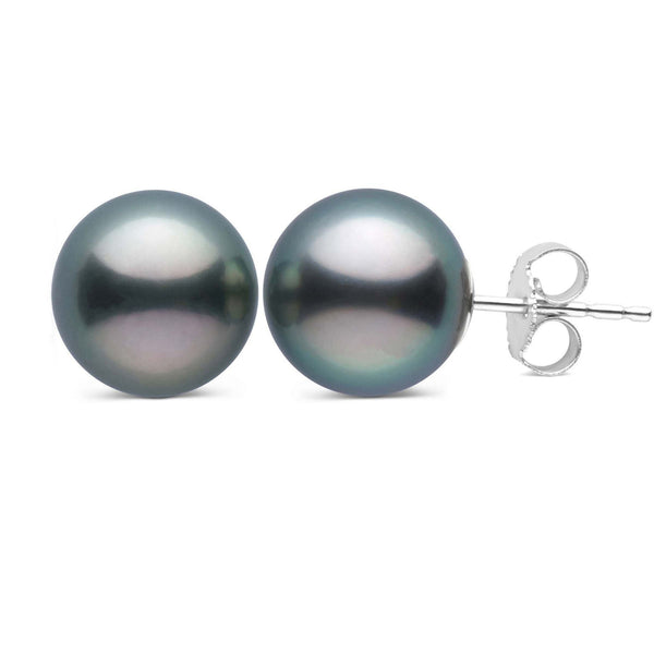 7.0-8.0 mm AAA Tahitian Pearl Stud Earrings