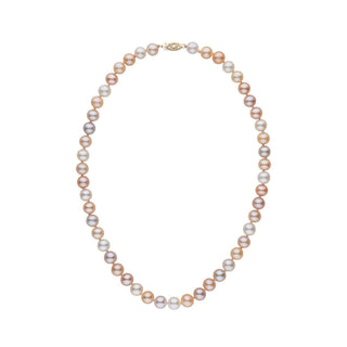 7.5-8.0 mm AAA Multicolor Freshwater Pearl Necklace yg