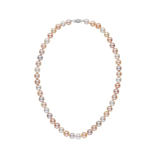 7.5-8.0 mm AAA Multicolor Freshwater Pearl Necklace wg