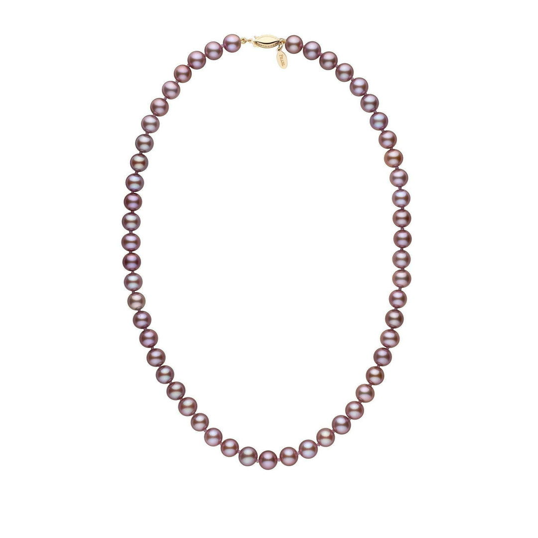 7.5-8.0 mm 18 Inch Lavender Freshadama Freshwater Pearl Necklace