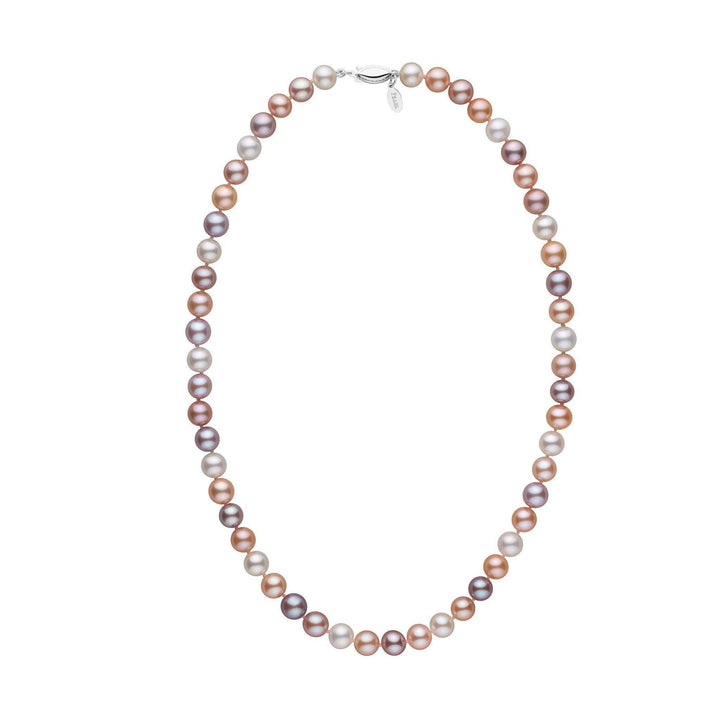 7.5-8.0 mm 18 Inch Multicolor Freshadama Freshwater Pearl Necklace