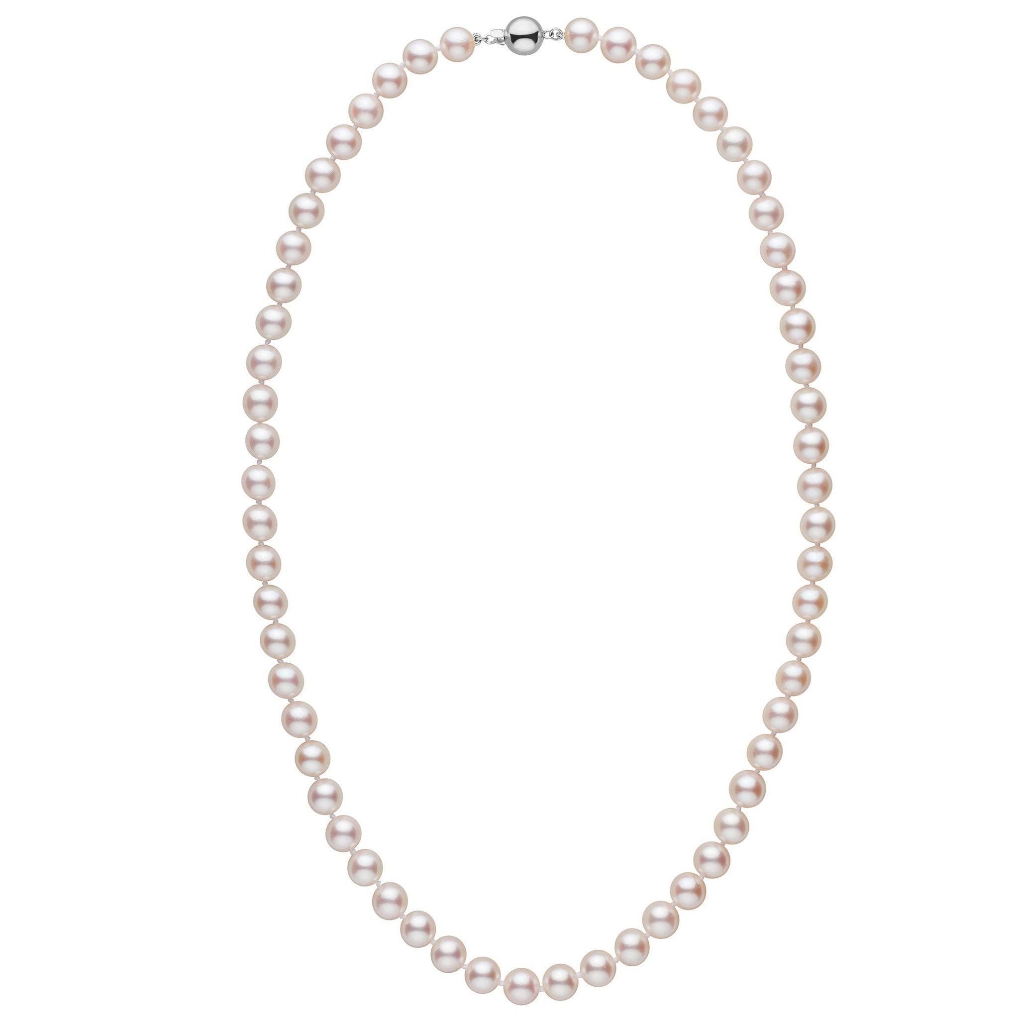 Ivory-beige pearl necklace – YaliGifts