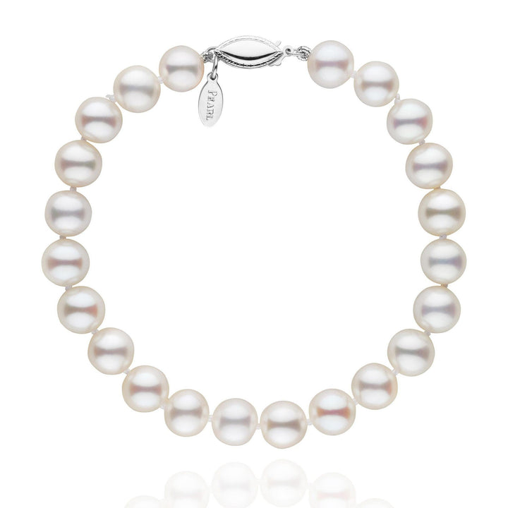 7.5-8.0 mm White Freshadama Pearl Bracelet