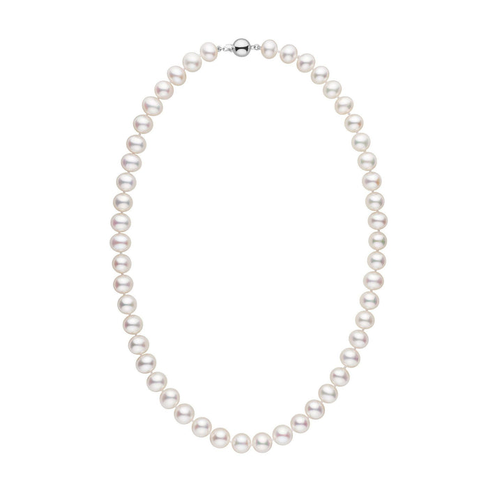 8.5-9.0 mm 18 Inch AA+ White Freshwater Pearl Necklace