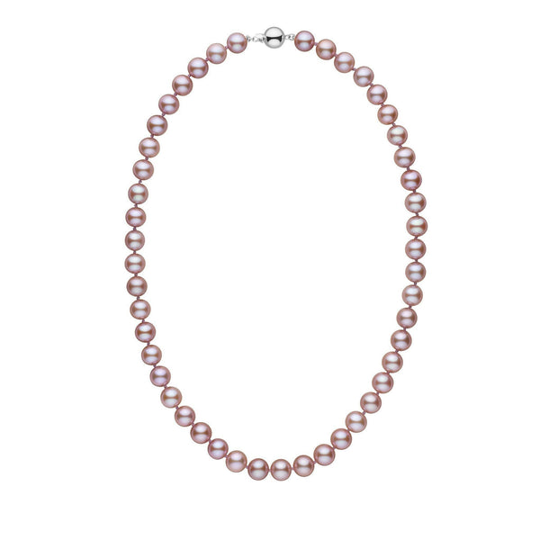 8.5-9.0 mm AAA Lavender Freshwater Pearl Necklace wg