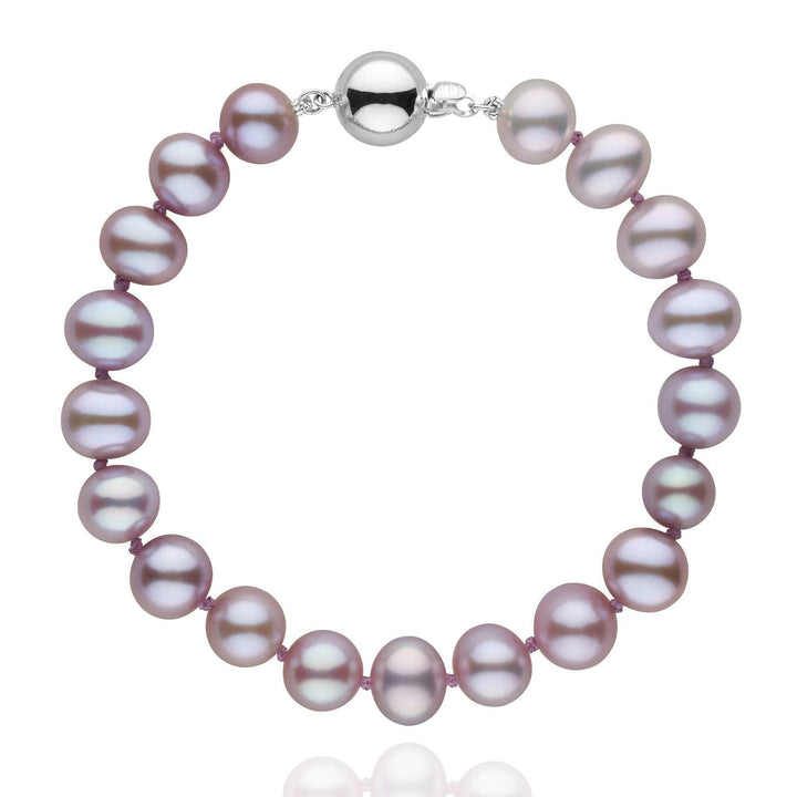 8.5-9.0 mm Lavender Freshwater AA+ Pearl Bracelet