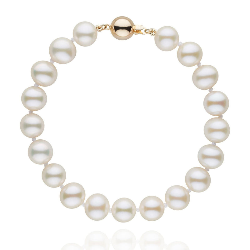 FIR Bracelet ホワイト 85-90-mm-white-freshwater-aa-