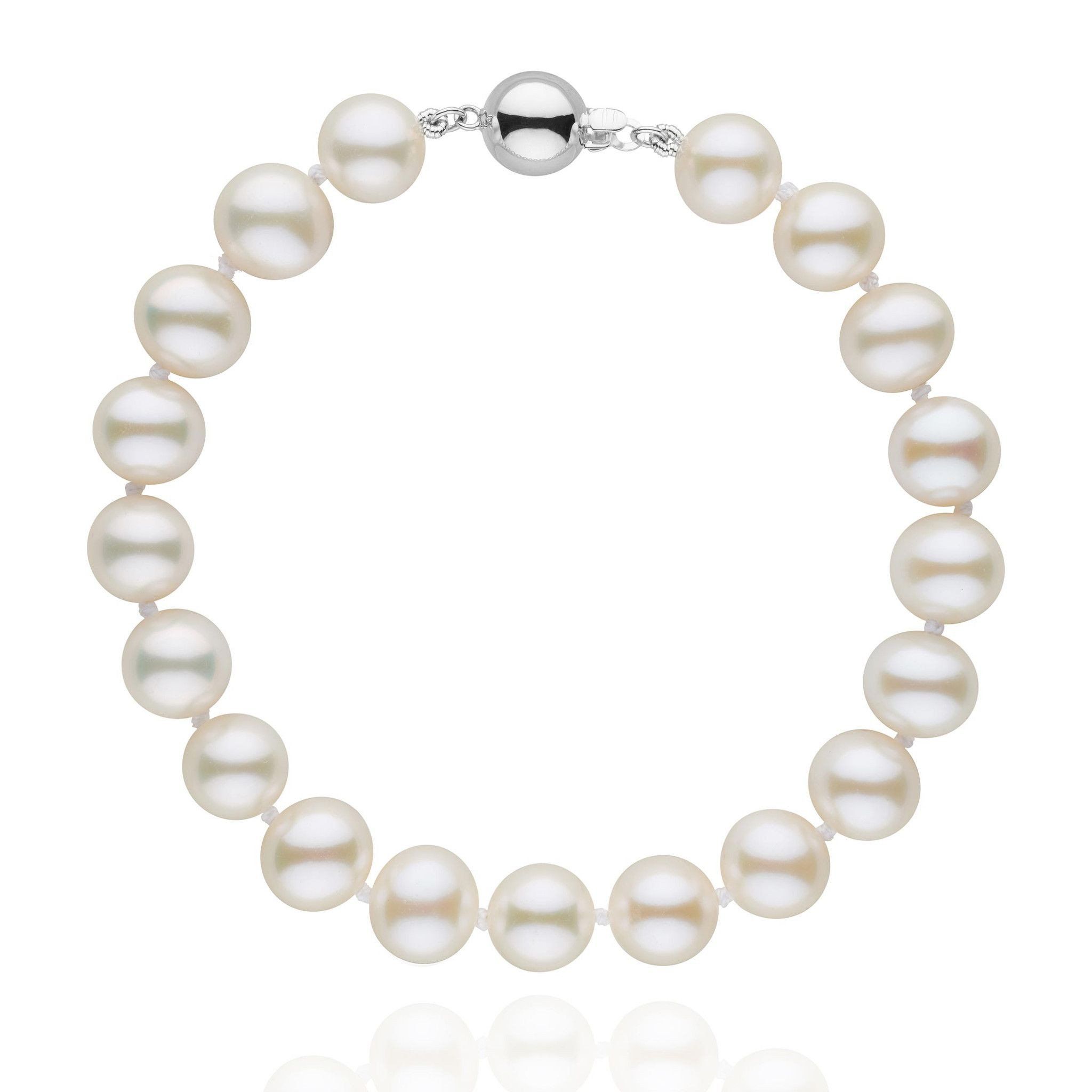 8.5-9.0 mm White Freshwater AA+ Pearl Bracelet