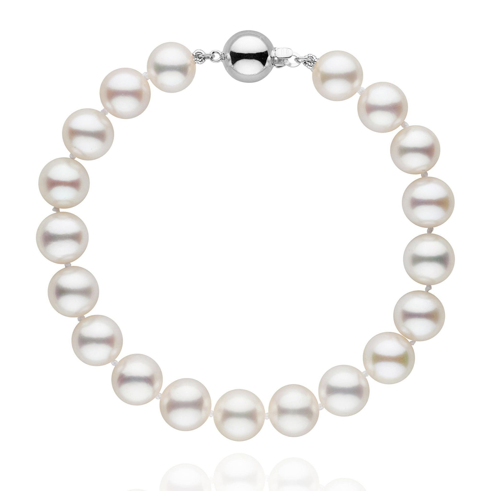 8.5-9.0 mm White Freshwater AAA Pearl Bracelet
