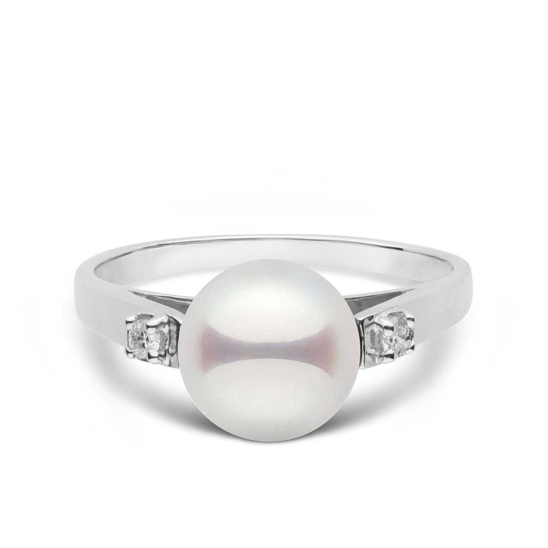 Promise Collection Akoya Pearl Ring white gold