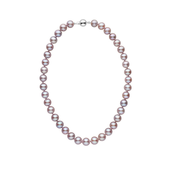 9.5-10.5 mm Lavender Freshadama Freshwater Pearl Necklace