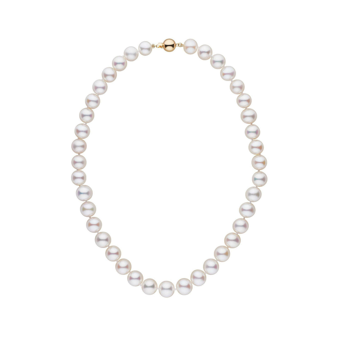 9.5-10.5 mm 16 inch AAA White Freshwater Pearl Necklace
