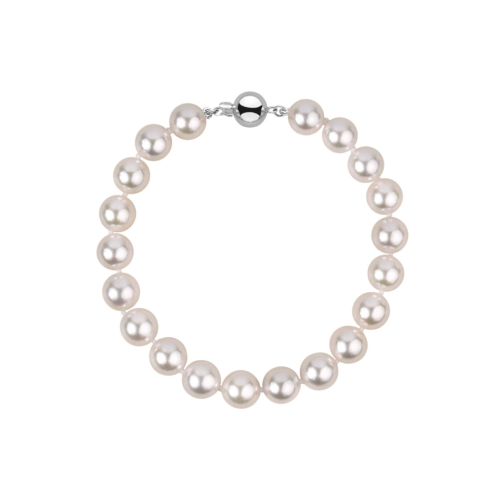 8.0-8.5 mm White Akoya AAA Pearl Bracelet – Pearl Paradise