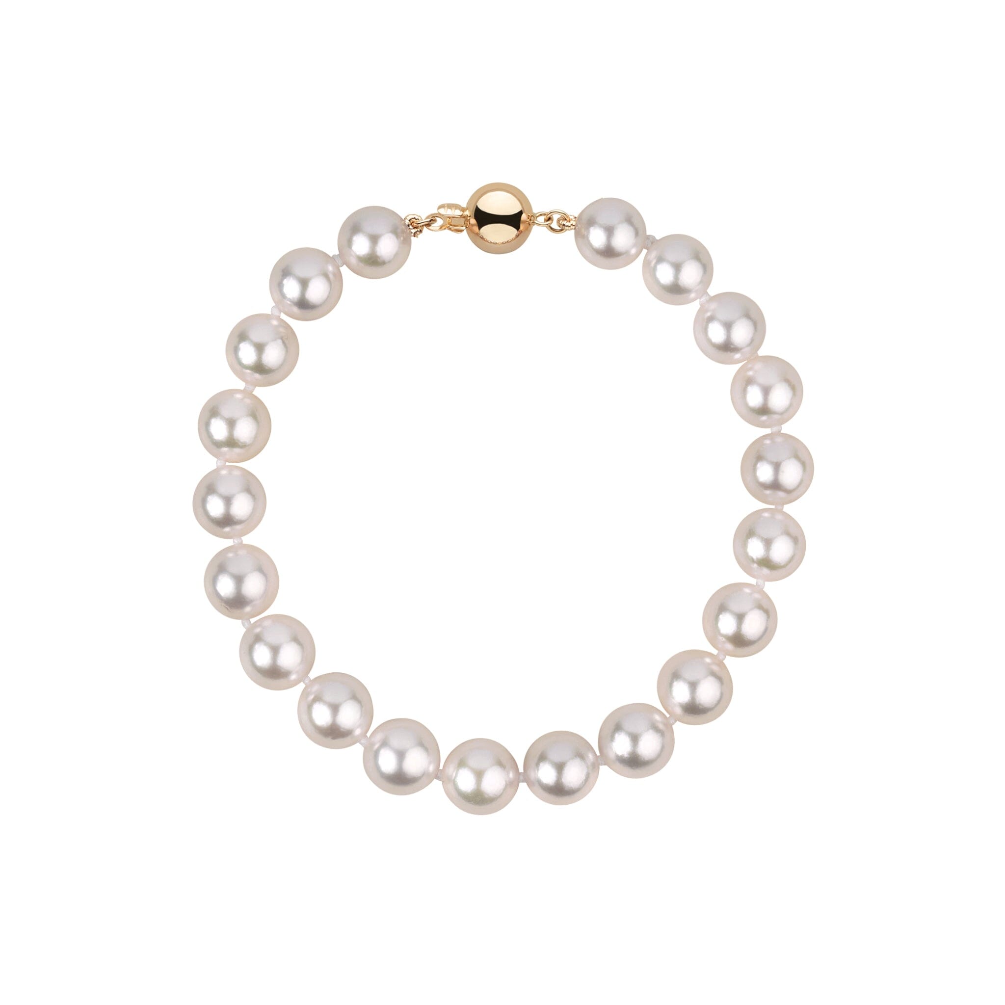 8.0-8.5 mm White Akoya AAA Pearl Bracelet – Pearl Paradise