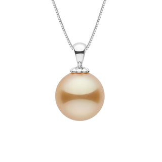Classic Collection Golden 11.0-12.0 mm South Sea Pearl Pendant wg