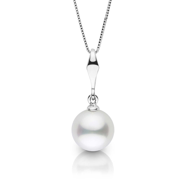 Essential Collection White 8.0-9.0 mm South Sea Pearl Pendant wg