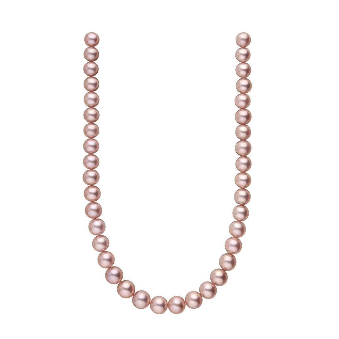 9.8-11.7 mm Tuscany Pink Edison Freshwater Pearl Necklace
