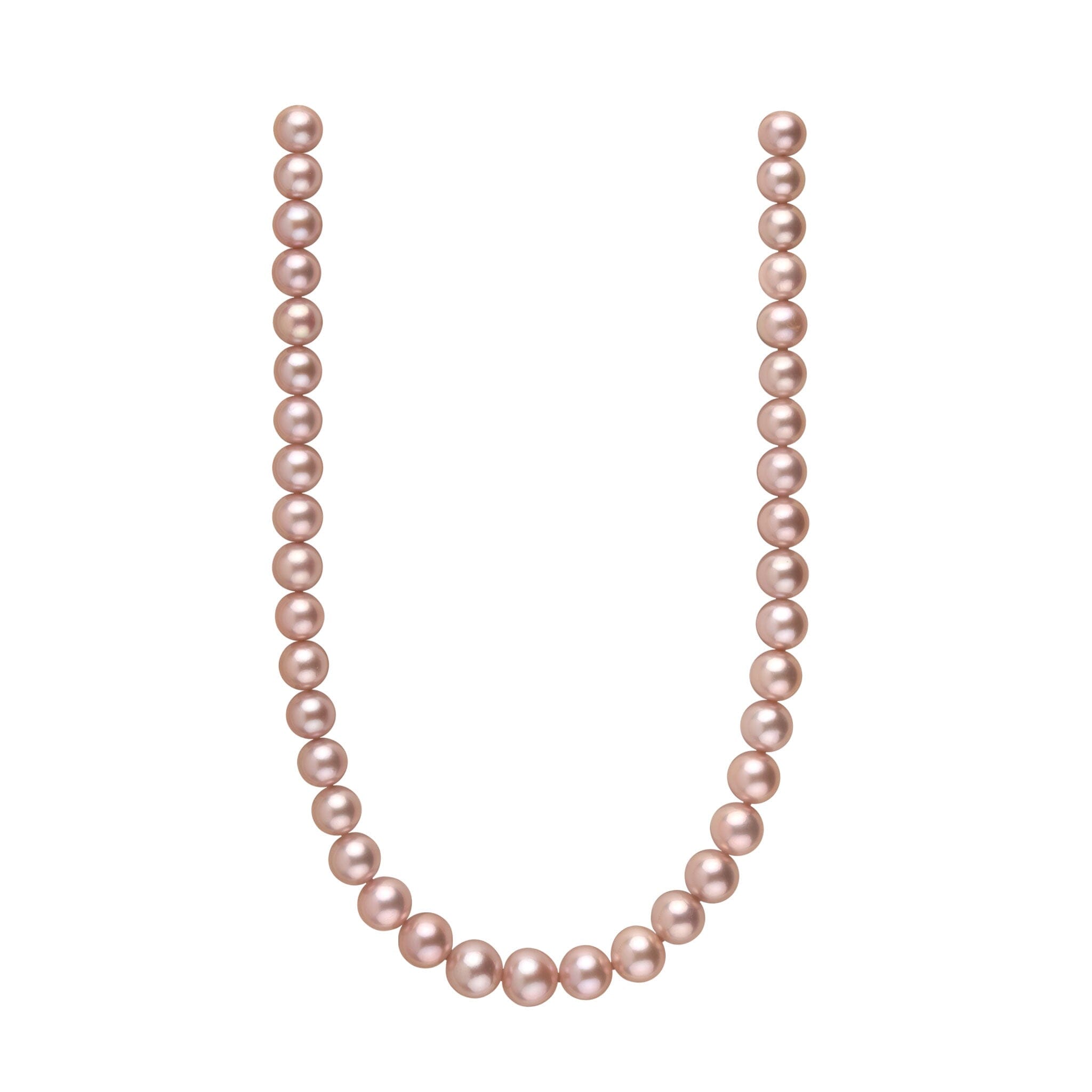 9.8-11.8 mm Blush Pink Edison Freshwater Pearl Necklace