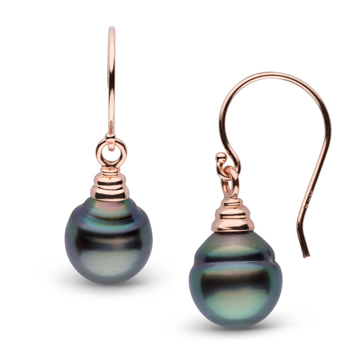 Honey Collection Tahitian Baroque 8.0-9.0 mm Pearl Earrings