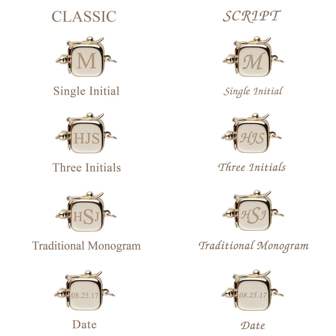 Personalized 7.5-8.0 mm Multicolor Freshadama Freshwater Pearl Square Clasp Necklace