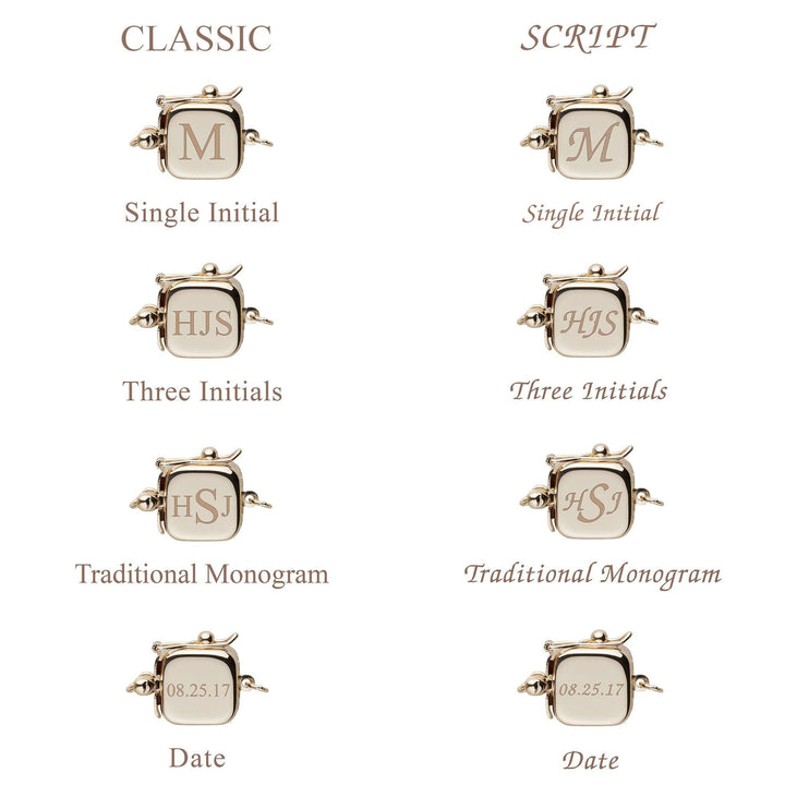 Personalized 7.5-8.0 mm Multicolor Freshadama Freshwater Pearl Square Clasp Necklace