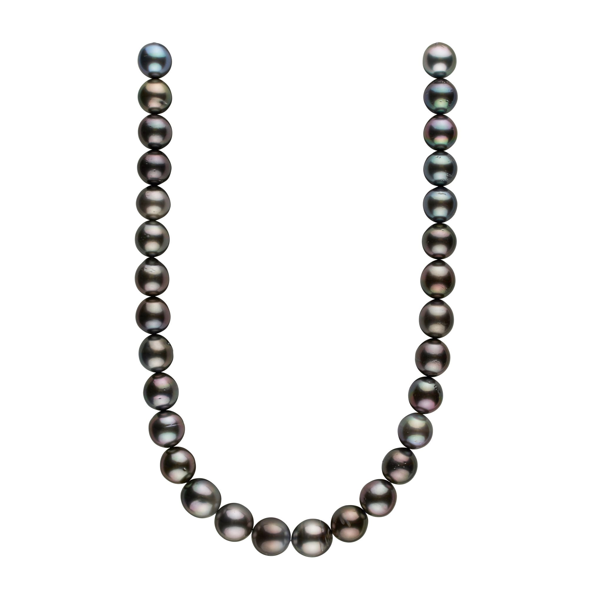 12.0-13.3 mm AA+ Tahitian Drop Pearl Necklace
