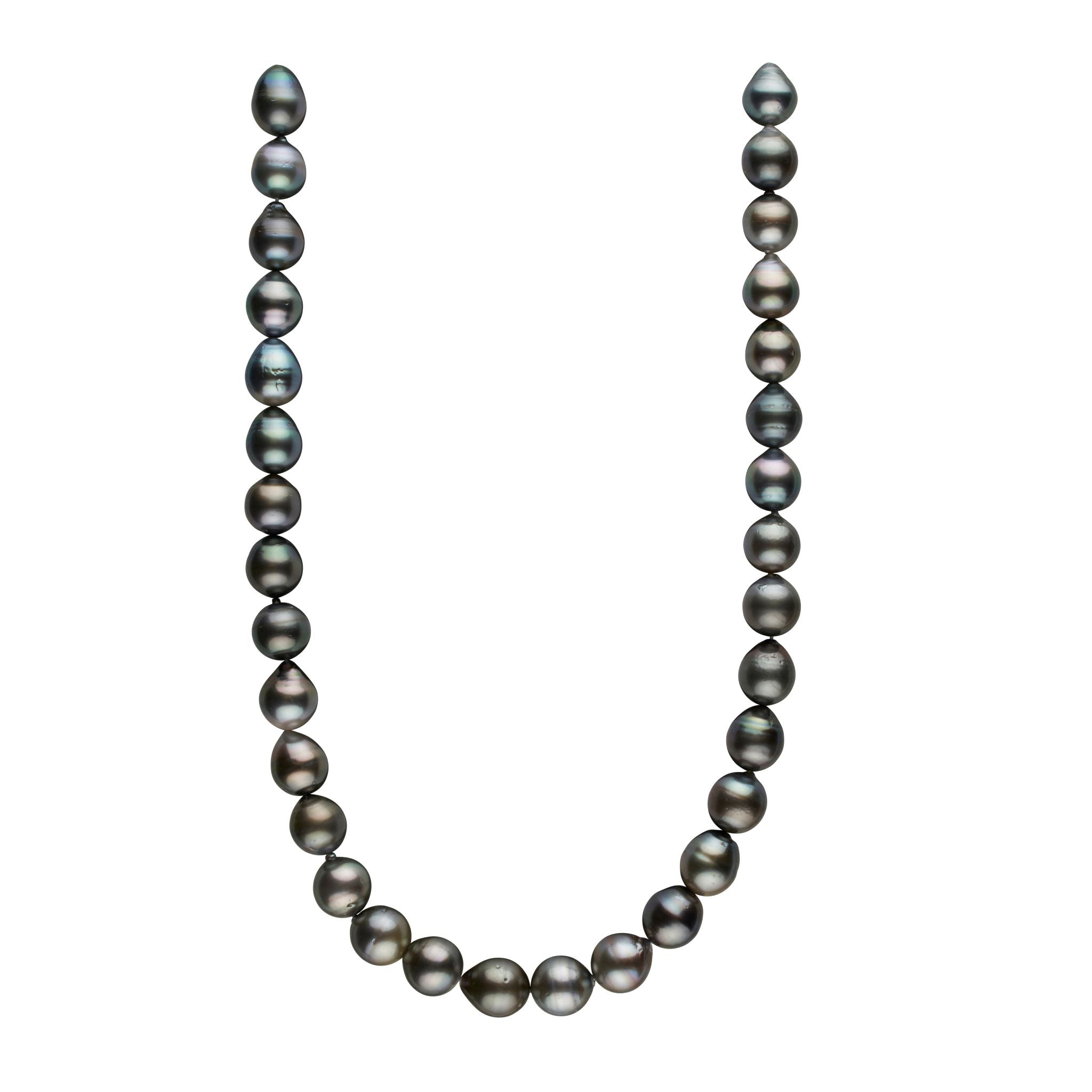 10.9-11.7 mm AA+/AAA Tahitian Drop Pearl Necklace