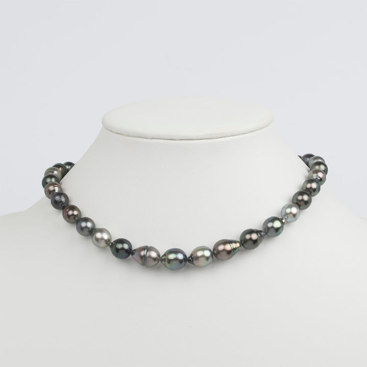 8.3-10.4 mm AAA Tahitian Baroque Pearl Necklace