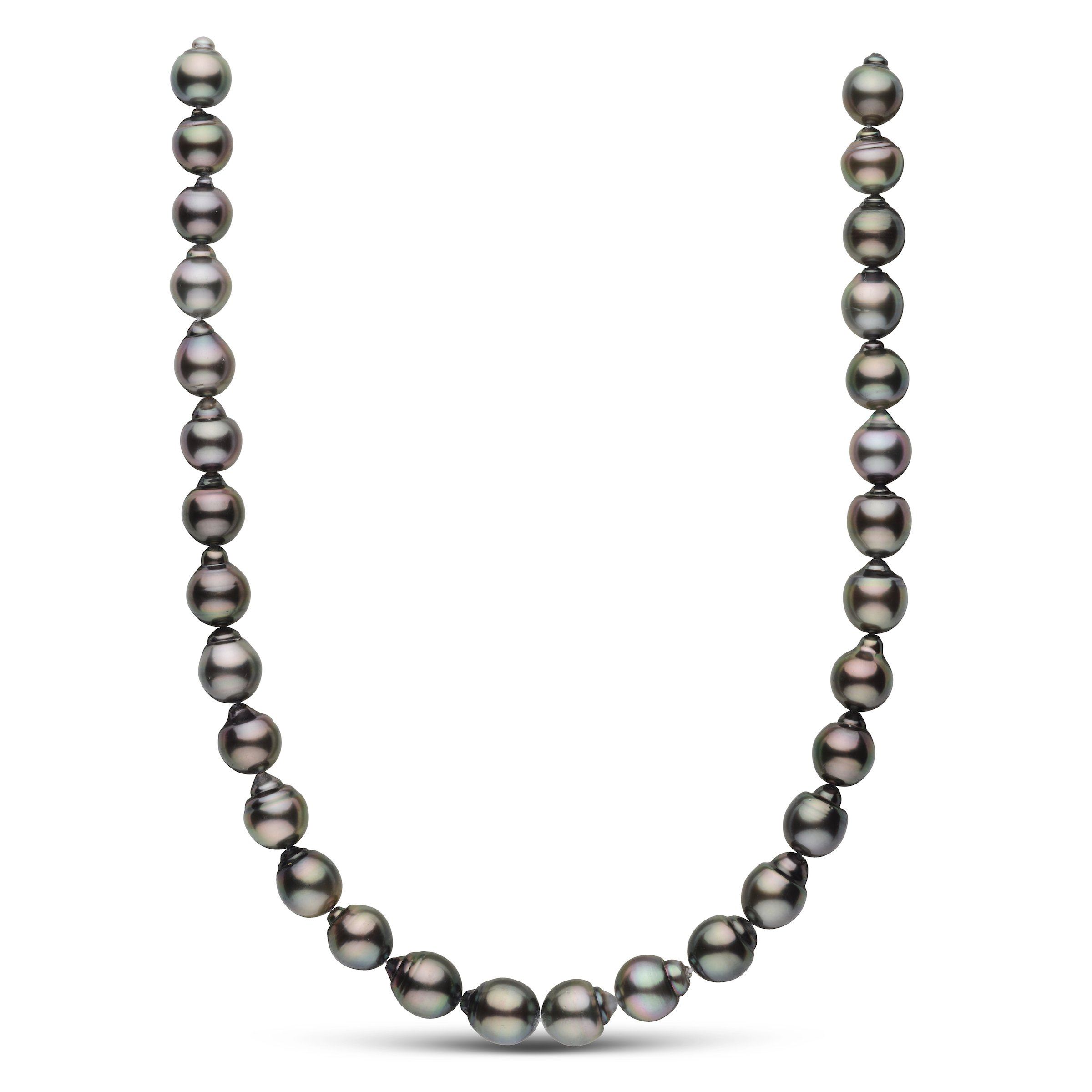 11.1-11.9 mm AAA Tahitian Drop Pearl Necklace