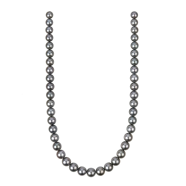 8.4-10.8 mm AAA Tahitian Round Pearl Necklace Strand
