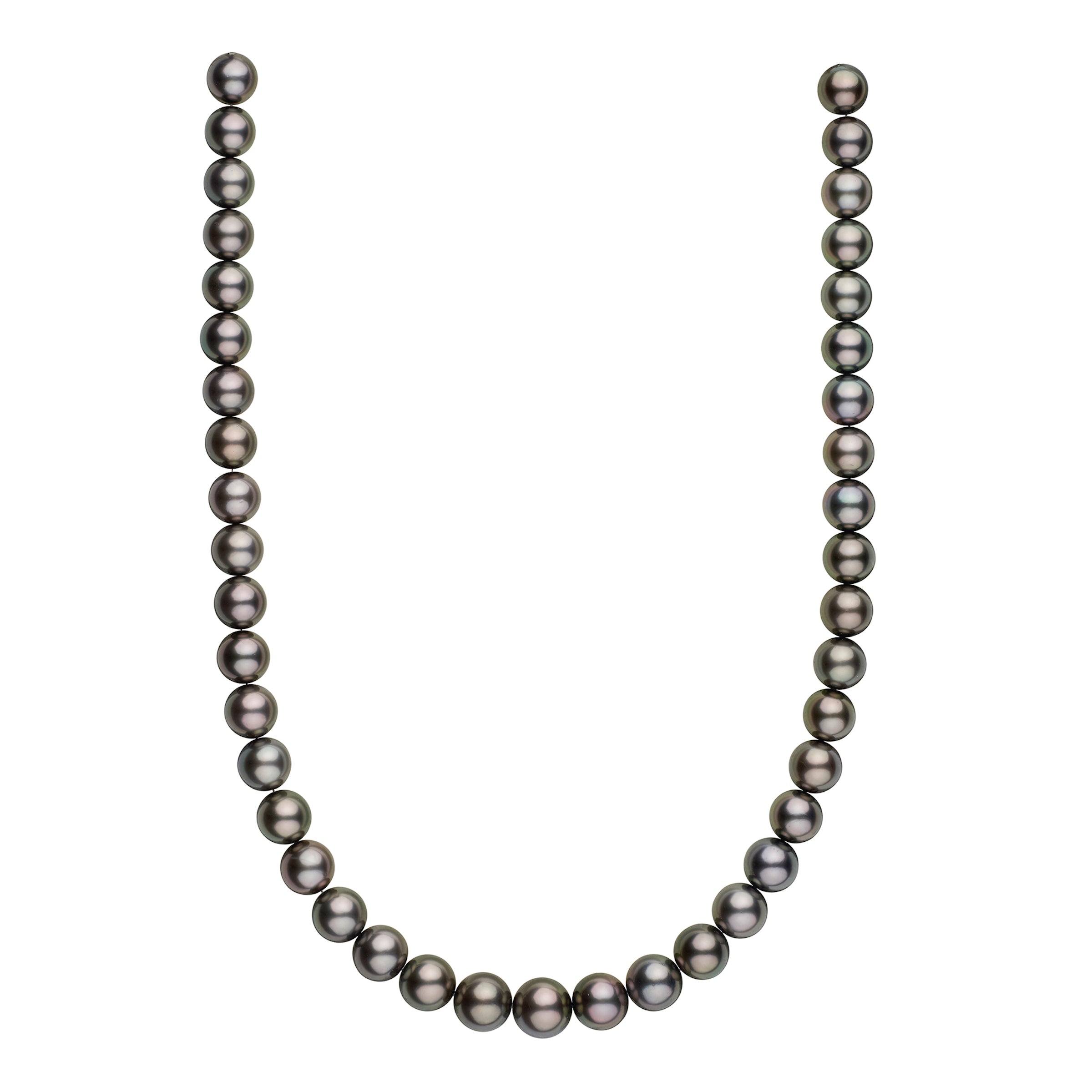 10.0-11.8 mm AAA Tahitian Round Pearl Necklace