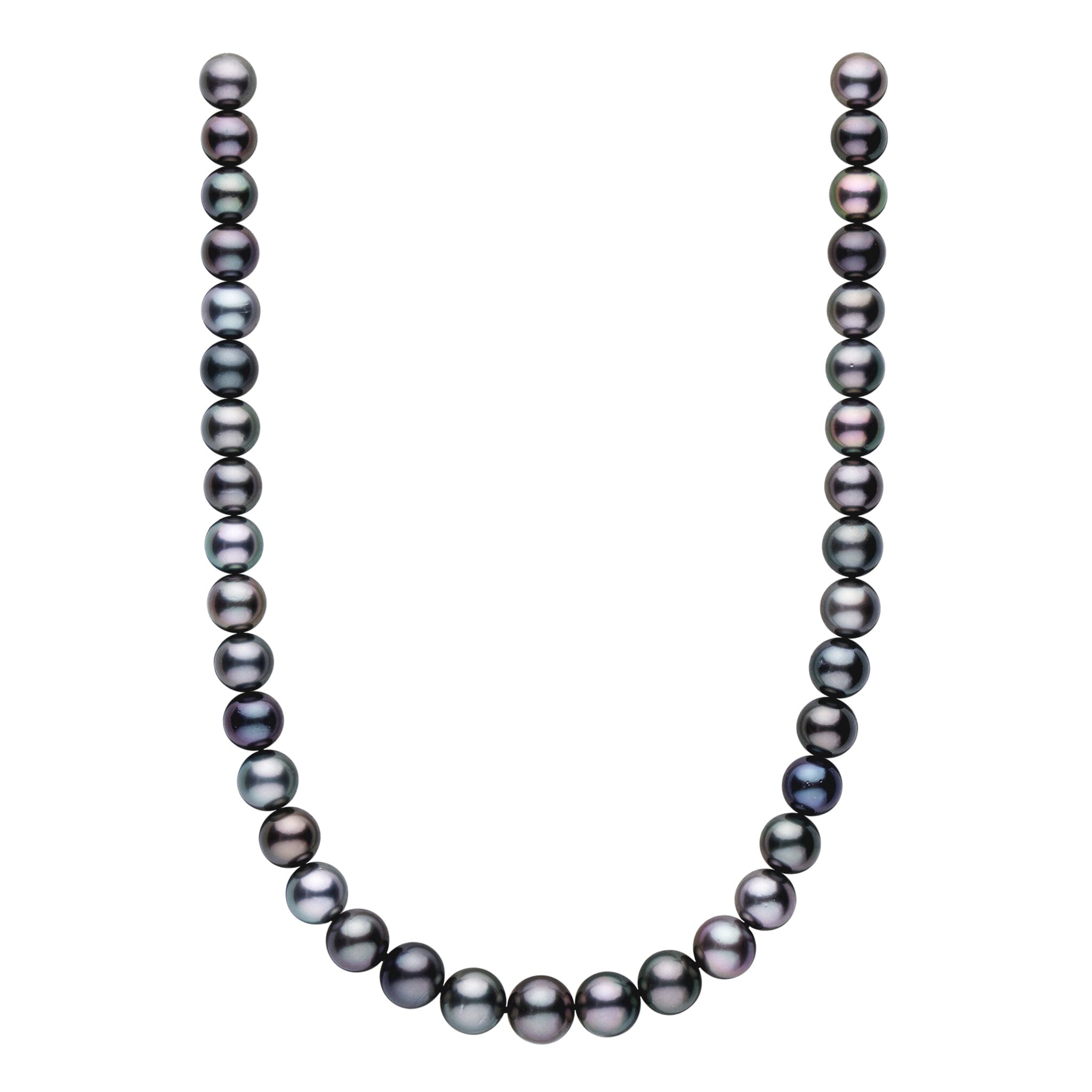 11.1-13.3 mm AA+ Tahitian Round Pearl Necklace