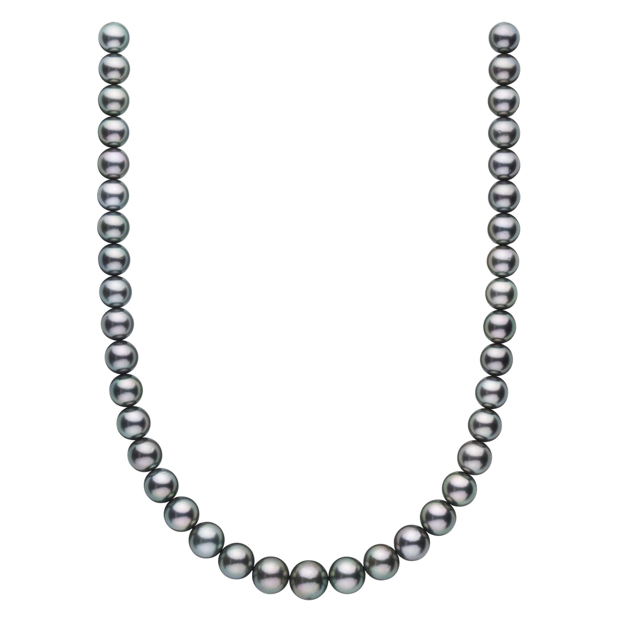 10.0-10.5 mm AA+ Tahitian Round Pearl Necklace