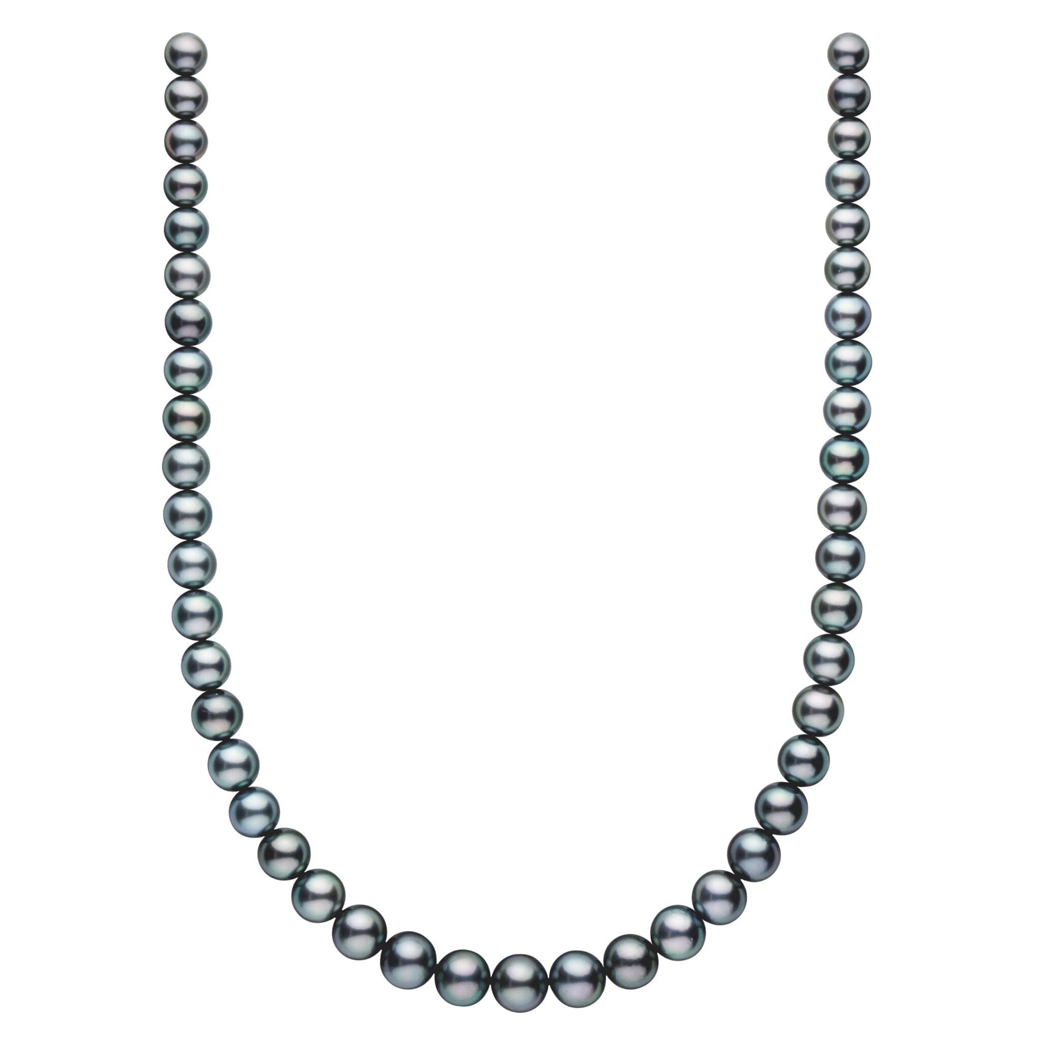 8.0-13.3 mm AAA Tahitian Round Pearl Necklace