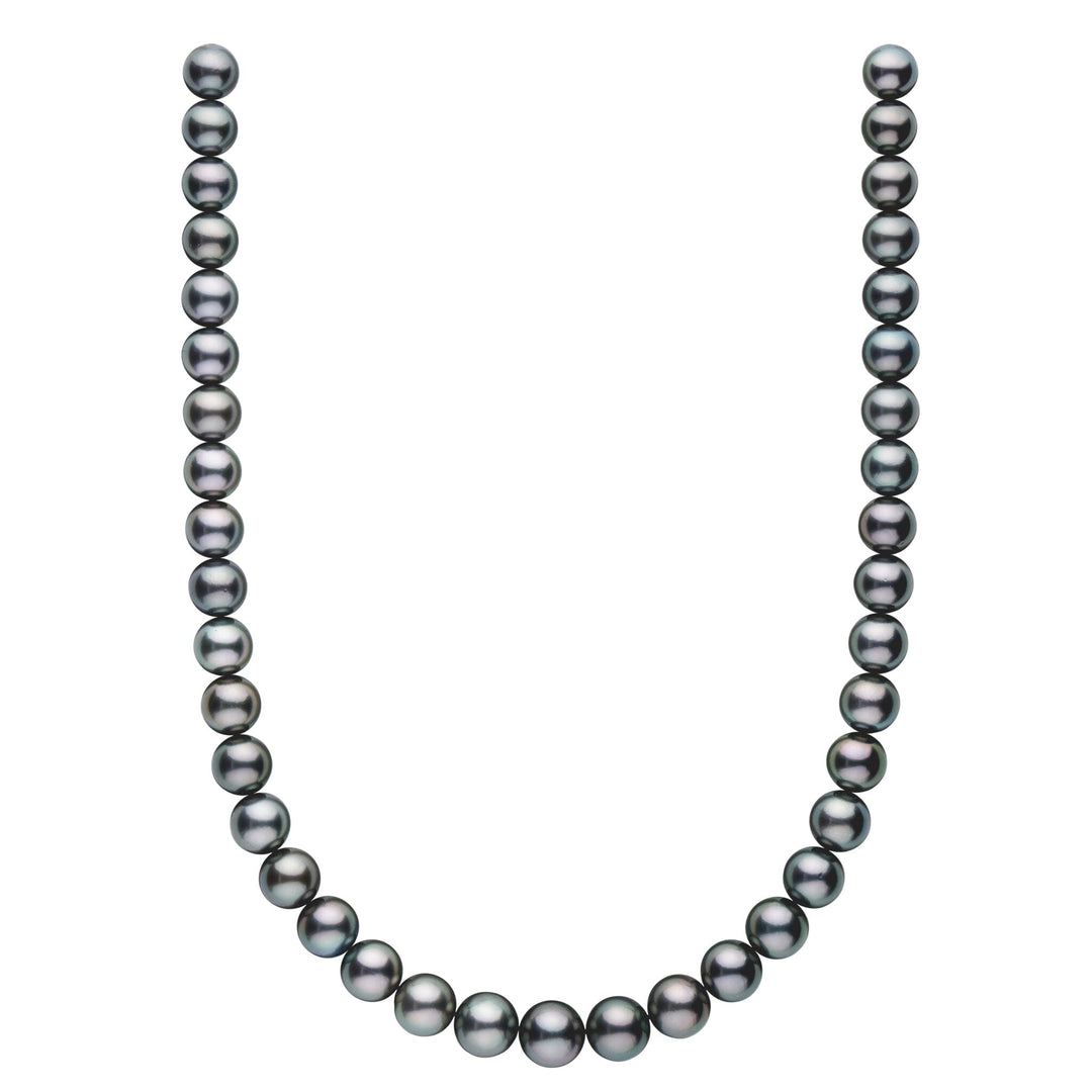 10.1-12.1 mm AAA Tahitian Round Pearl Necklace