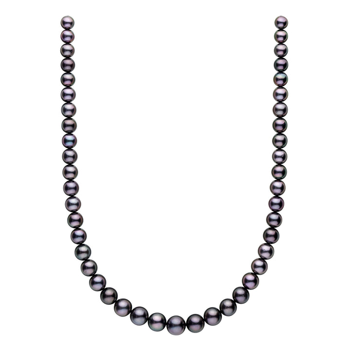 8.1-11.4 mm AA+ Tahitian Round Pearl Necklace