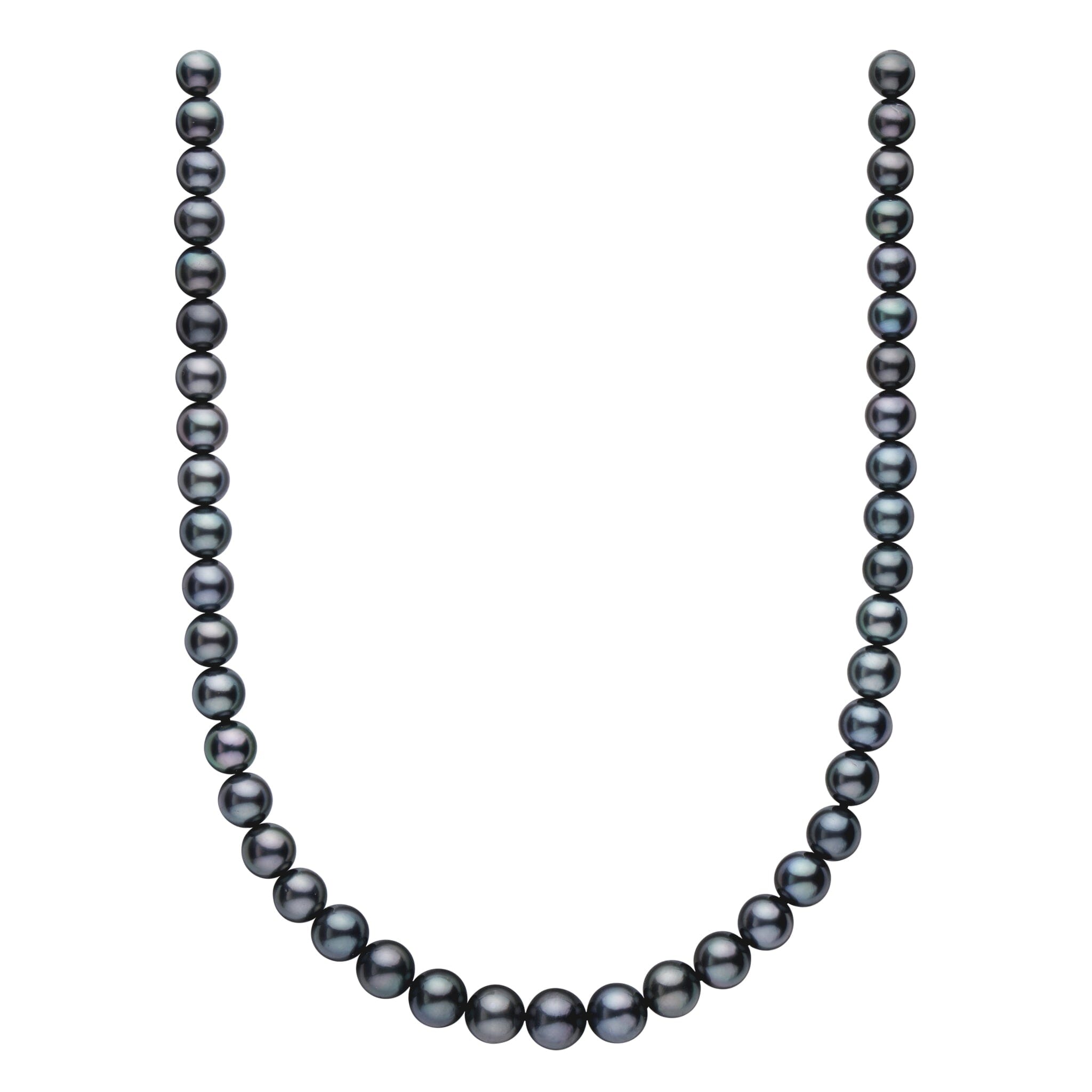 8.1-10.9 mm AAA Tahitian Round Pearl Necklace