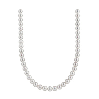 9.0-11.0 mm White Edison Freshwater Pearl Necklace
