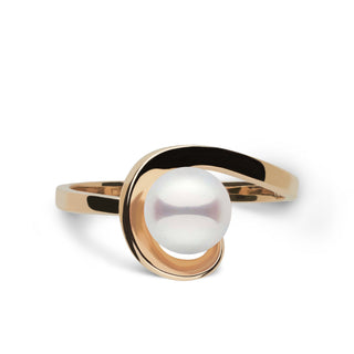 6.5-7.0 mm Akoya Pearl Wishbone Collection Ring 1