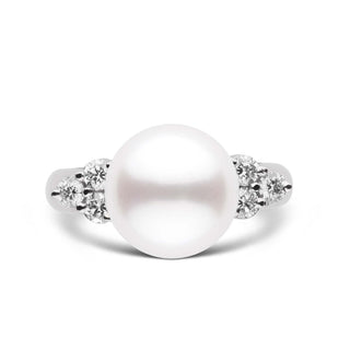 Always Collection 10.0-11.0 mm White South Sea Pearl Ring wg