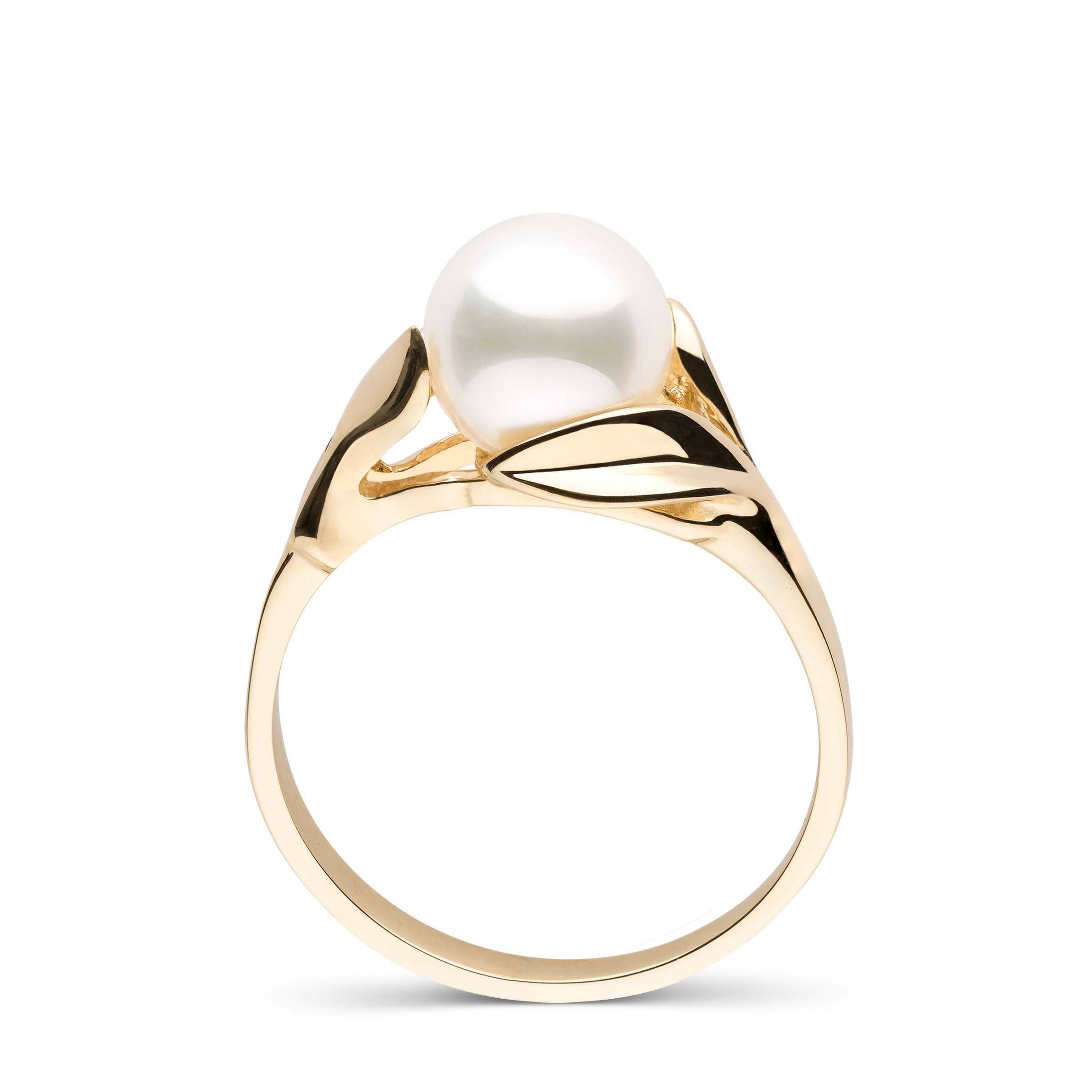 Blossom Collection 8.0-8.5 mm Akoya Pearl Ring – Pearl Paradise